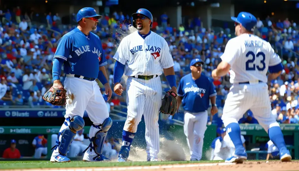 Blue Jays manager John Schneider ejected after face-to-face, fiery argument with umpire in loss to Dodgers