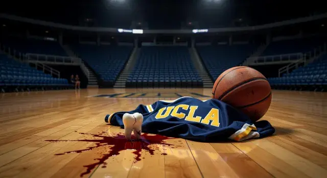 UCLA guard Skyy Clark chips tooth during NCAA Tournament first-round win over UCF